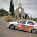 Un tornante di una delle tappe del rally del Salento